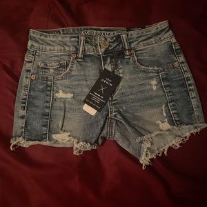 American Eagle distressed shorts